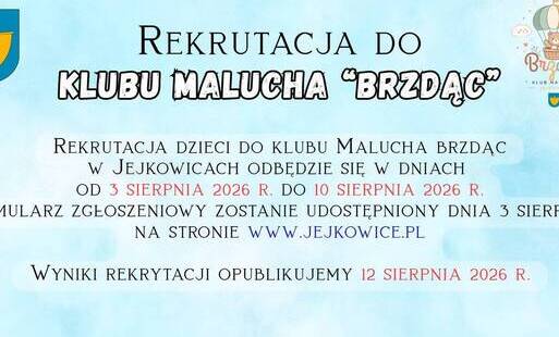 rekrutacja klub malucha brzdąc