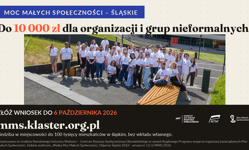 Zdjęcie do Konkurs mikrodotacji Moc Małych Społeczności &ndash; Śląskie, nab&oacute;r do 6 października 2026