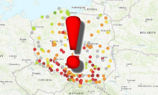 Zdjęcie do Ryzyko przekroczenia Poziomu Alarmowego PM10 na dzień 10.01.2026
